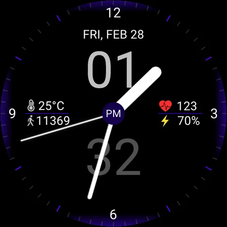 Hybrid Vision Watch Face screenshot 10