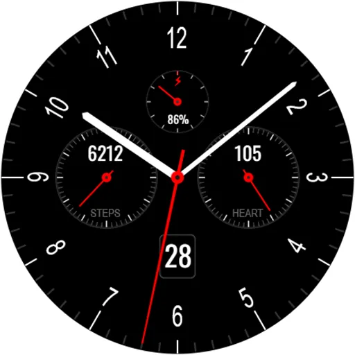 Analog MINUM Watch face screenshot 13