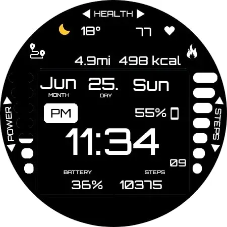 GRBL BLK Watch Face screenshot 18