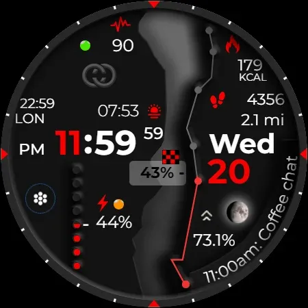 Digital Watch Face CUE102 screenshot 13