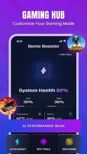 Game Booster: GFX & Lag Fix screenshot 5