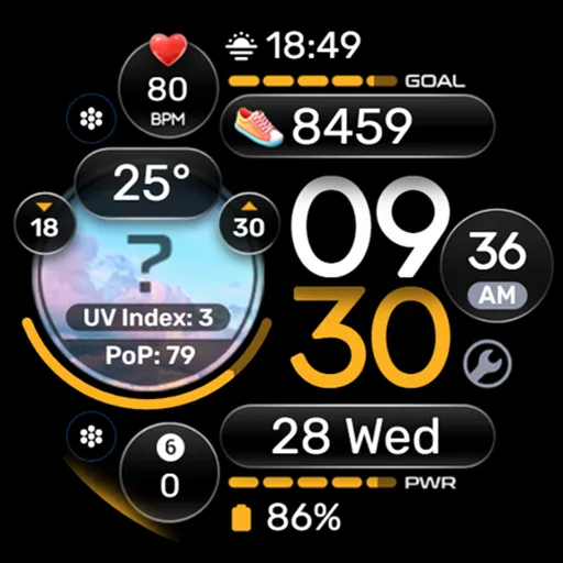 Weather Watch Face - OMG 373 screenshot 28