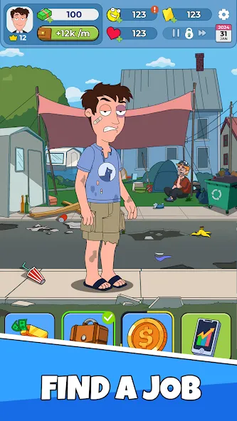 Idle Guy: Life Simulator games screenshot 2