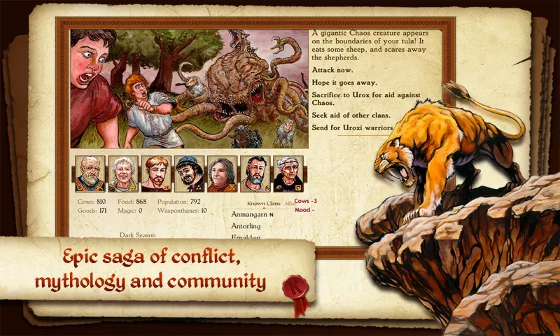 King of Dragon Pass: Text RPG screenshot 2
