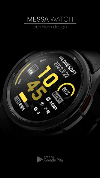 Minimal Sport Watch Face NY screenshot 4