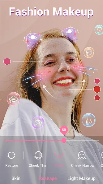 Cámara de belleza HD Selfie screenshot 4