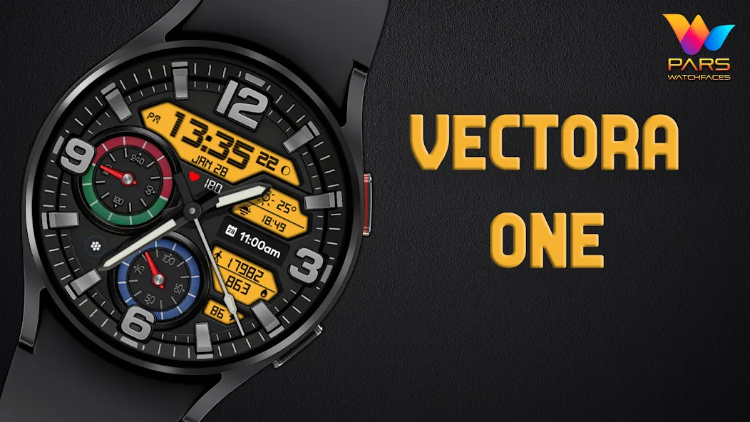 Vectora One Hybrid Watch Face screenshot 7