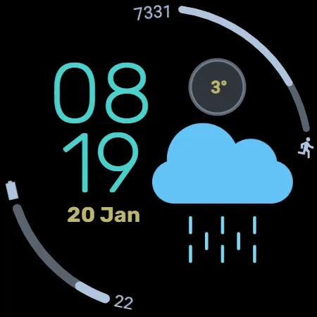 Weather 2 Watch face screenshot 31
