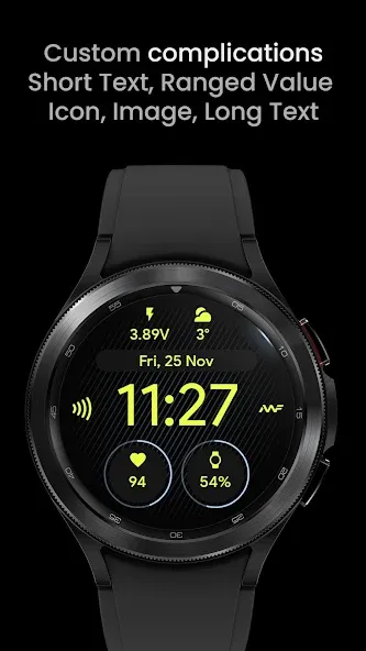 Pixel OLED: Watch face screenshot 6