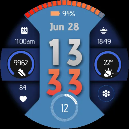Digital Watchface D9 screenshot 27