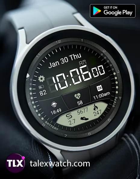 HyperSpace Watch Face screenshot 6