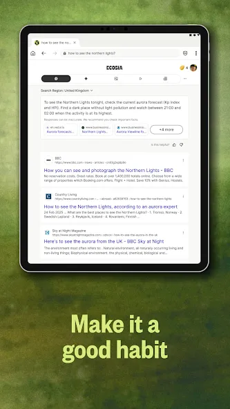 Ecosia: Search to plant trees screenshot 12