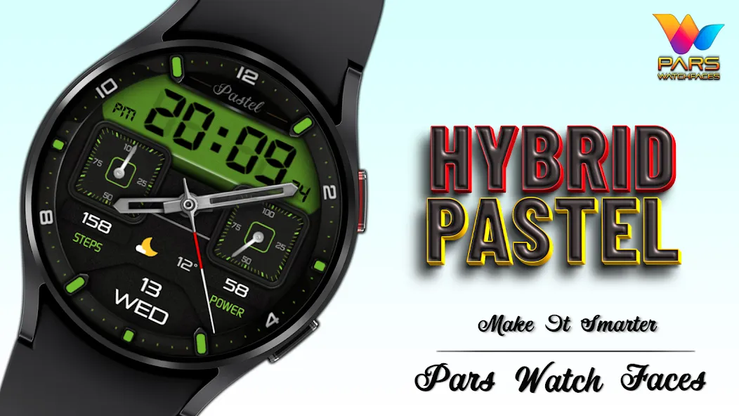 Hybrid Pastel Watch Face screenshot 7