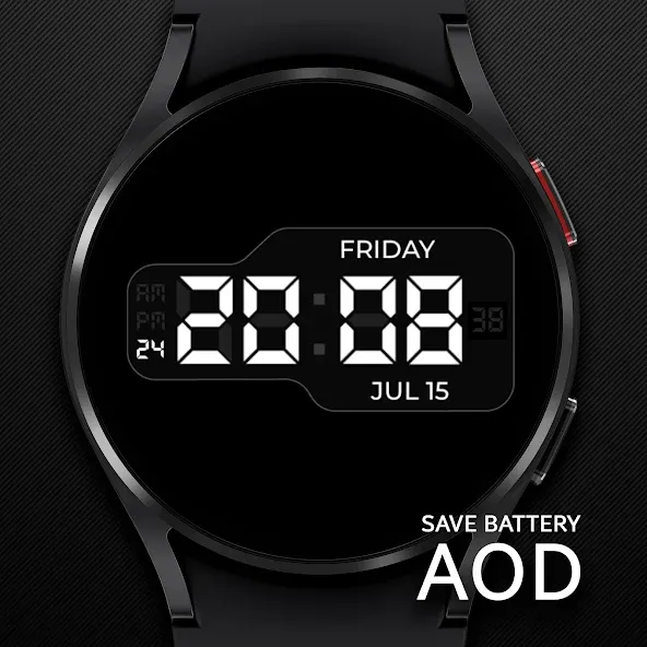 Chester Digilight watch face screenshot 8