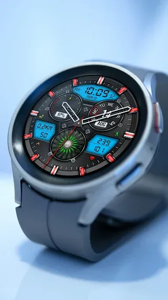 Hybrid CLOUD URX138 Watch face screenshot 6
