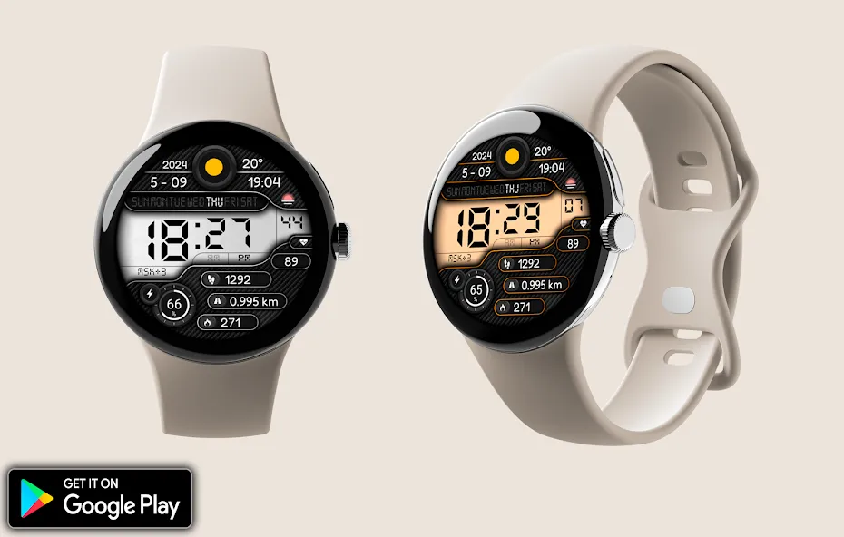 Digital Lork Watch Face screenshot 1