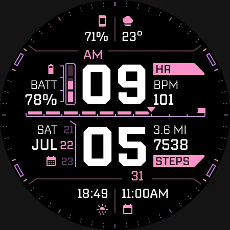 TKS 19 Arcadex Watch Face screenshot 15