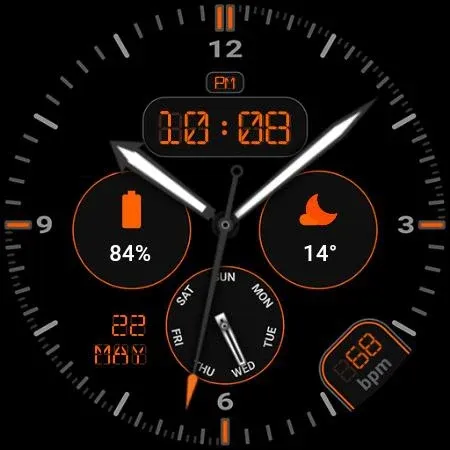 Ortanight - watch face screenshot 21