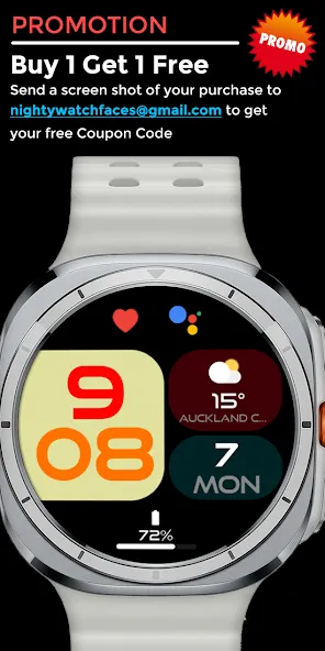 Night ver 40 - watch face screenshot 5