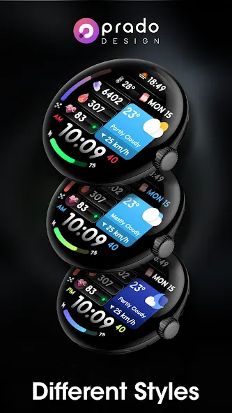 PRADO 70 Digital Watch Face screenshot 4