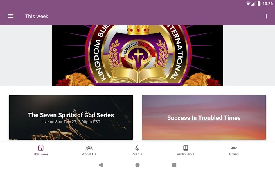 Kingdom Builders Church Int'l screenshot 4