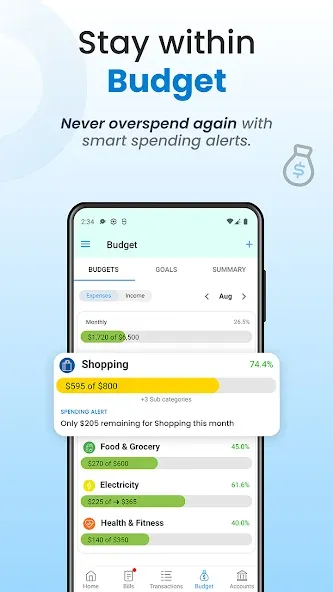 Bill Payment Reminder, Budgets screenshot 4