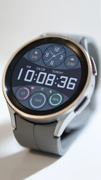 Blue Color Layer For Wear OS screenshot 3