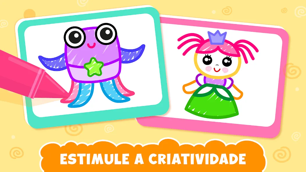 Bini Jogos de pintar e colorir screenshot 3
