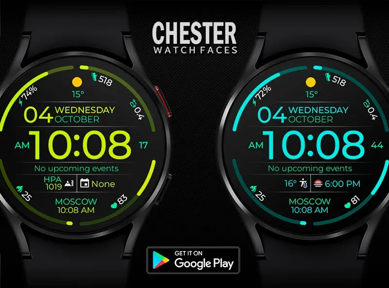 Chester Infinity watch face screenshot 9