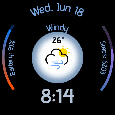 Digital Watchface D10 screenshot 26
