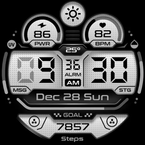 OMG 428 - Digital Watch Face screenshot 26
