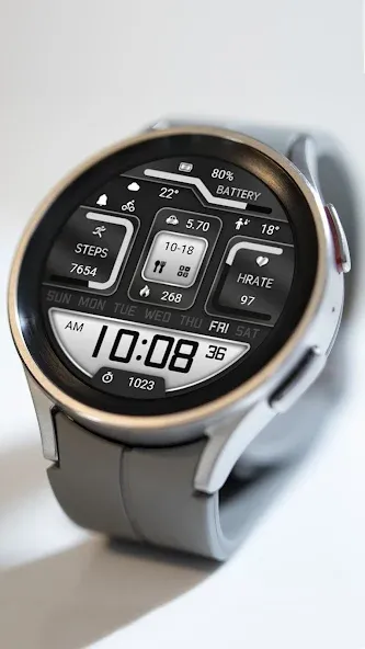 Geometry Silver ZKin Watch screenshot 3
