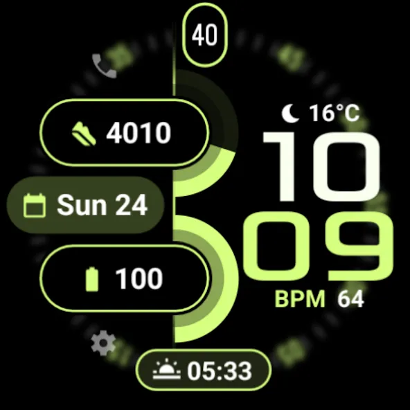 MDS11 Digital Watch Face screenshot 11