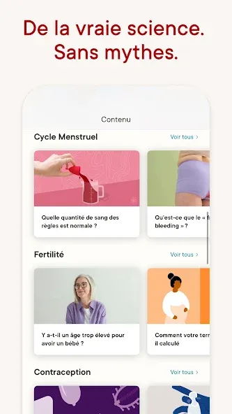 Calendrier des règles Clue screenshot 8