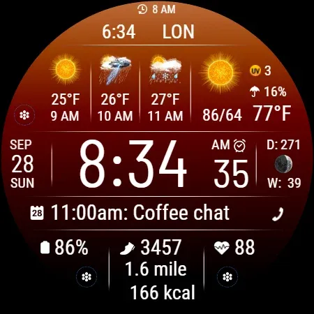 VF Weather Inform Watch Face screenshot 33