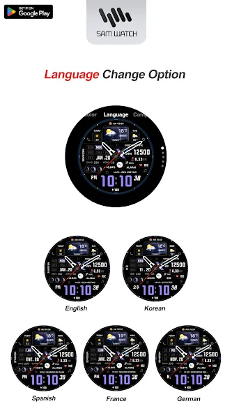 SamWatch AD Neon Weather screenshot 6