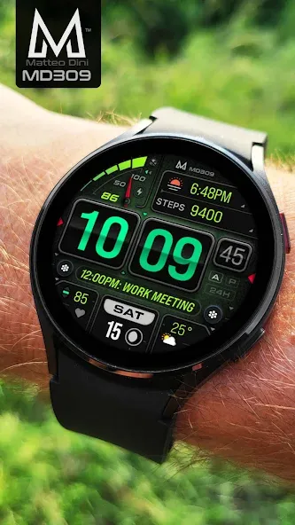 MD309 Digital watchface screenshot 5