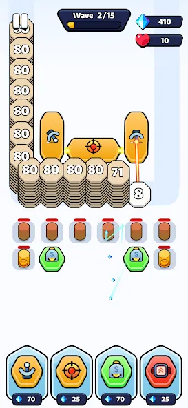 ¡Defensa hexagonal! screenshot 1
