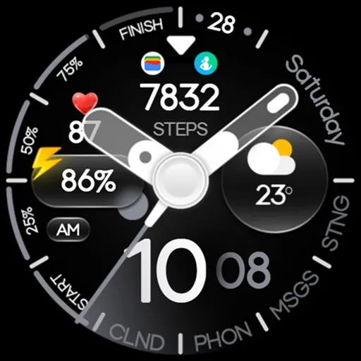 OMG 330 Hybrid Watch Face screenshot 31