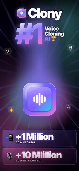 Clony: AI Voice & Face Cloning screenshot 1