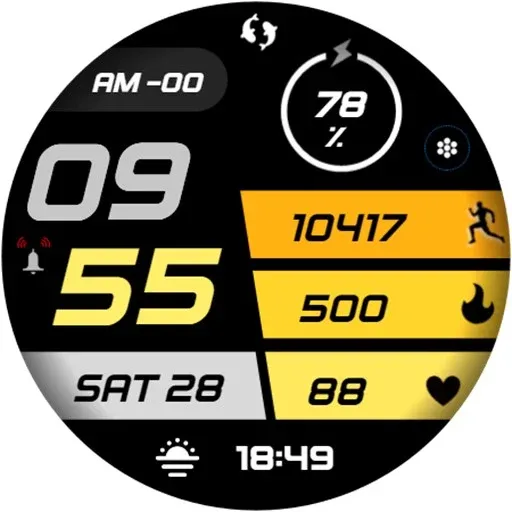Modern Digital Cool Watch EC34 screenshot 21