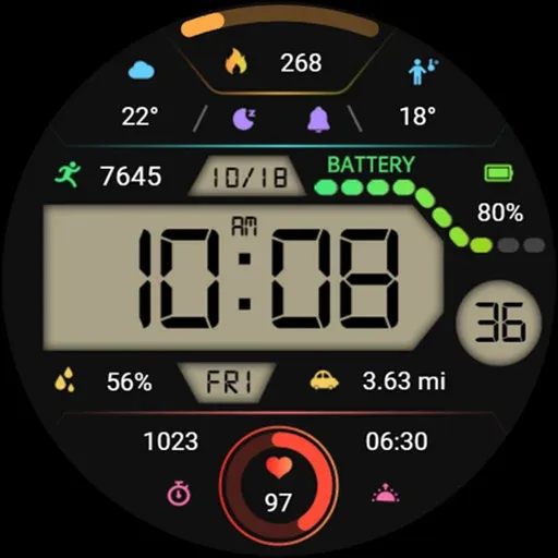 Retro Screen ZKin Watch screenshot 6
