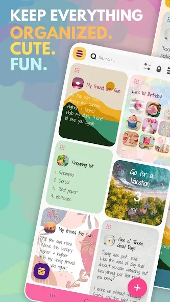 Wondr Note: Fun Notes & Tools screenshot 1