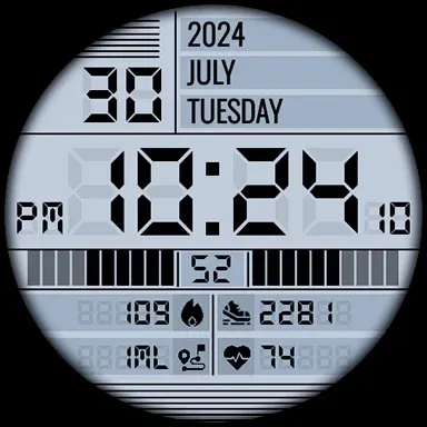 TkuWatch S014 Retro Watch Face screenshot 18