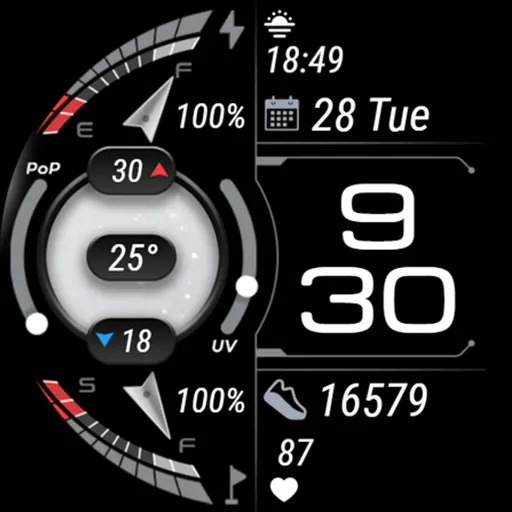 OMG 387 Weather Watch Face screenshot 29