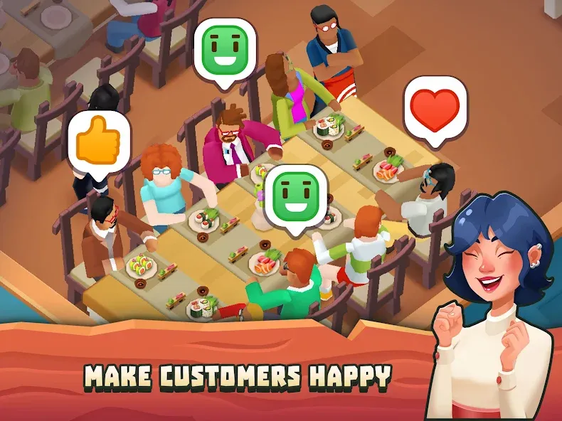 Sushi Empire Tycoon—Idle Game screenshot 10