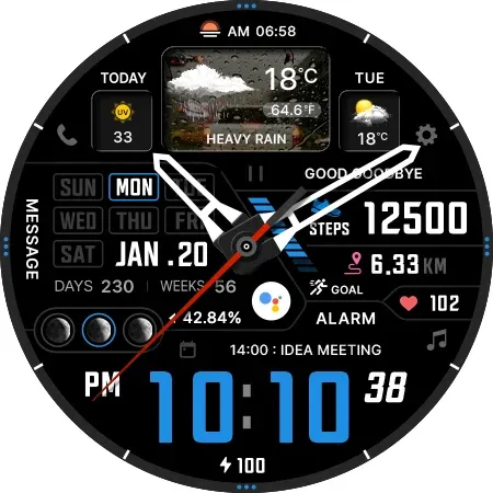 SamWatch AD Neon Weather screenshot 39