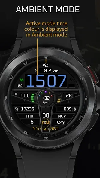 ORB-08-SRM Watch Face screenshot 6