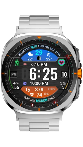 Digital Sport watchface NTV401 screenshot 10