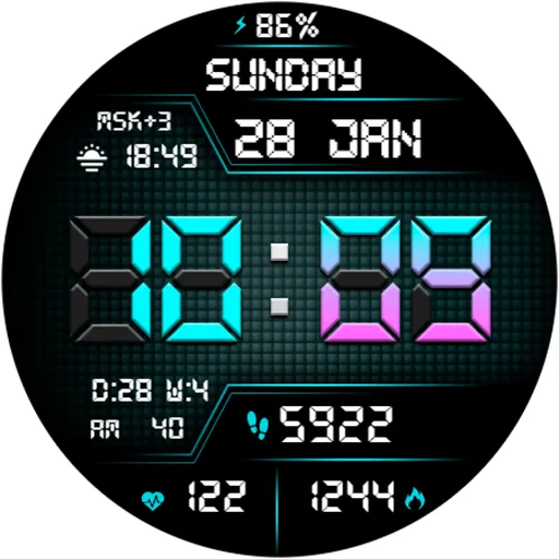 DIGI SARUMI URX74 Watch face screenshot 19